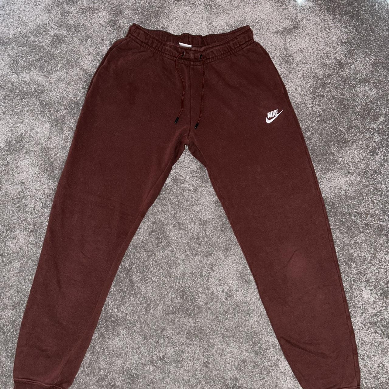 Brown Nike joggers size S. Fits an 8. Selling as... Depop