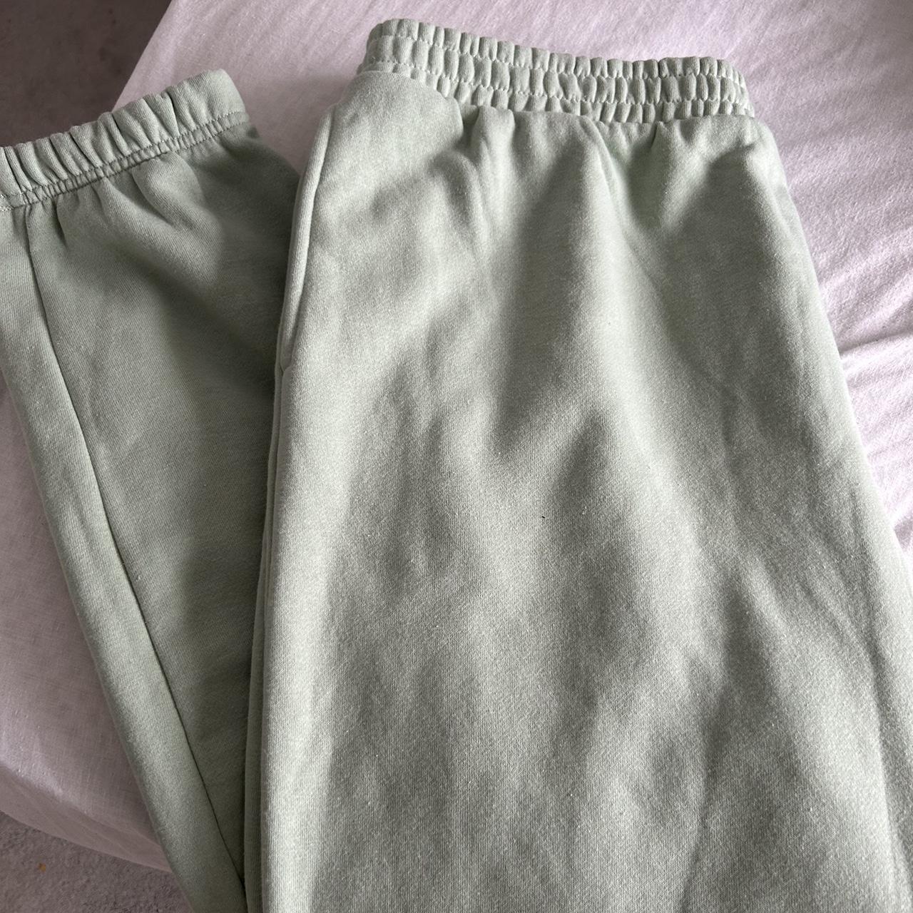 sage green joggers 🧚🏼‍♂️ - only worn to try on -... - Depop