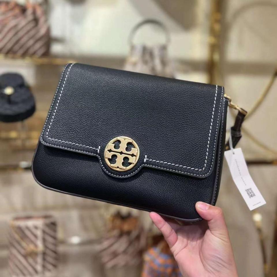 Tory burch outlet FELIX DENIM MINI FLAPSHOULDER BAG 