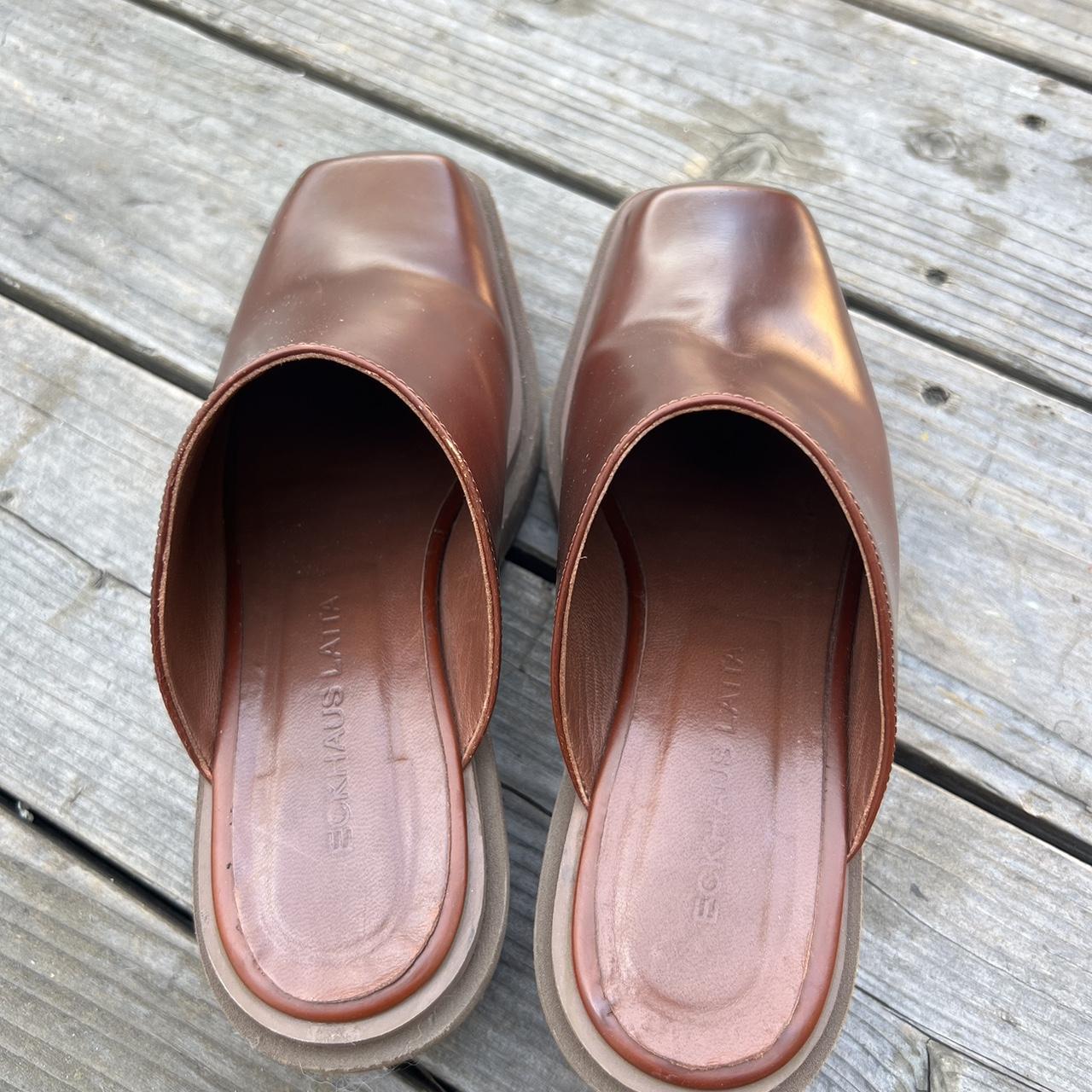 Eckhaus Latta Zoe square-toe clogs Only worn once. | Depop