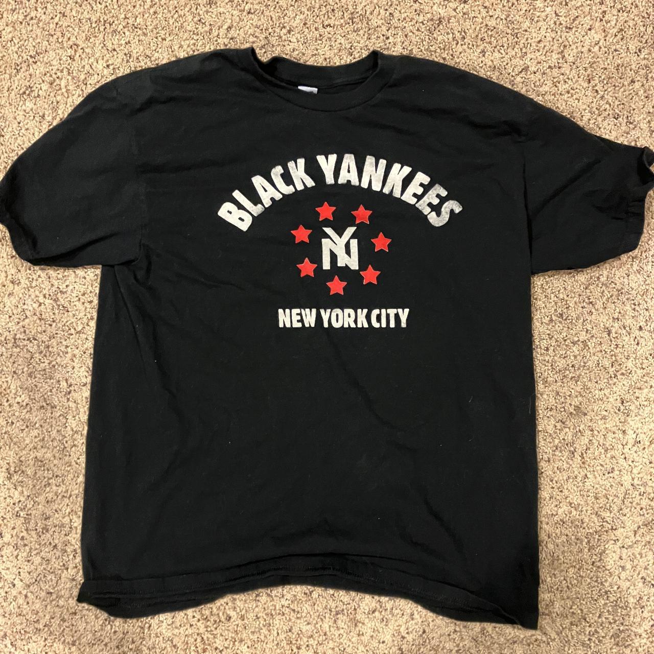 Black Yankees Negro League Shirt Men's Extra Large - Depop