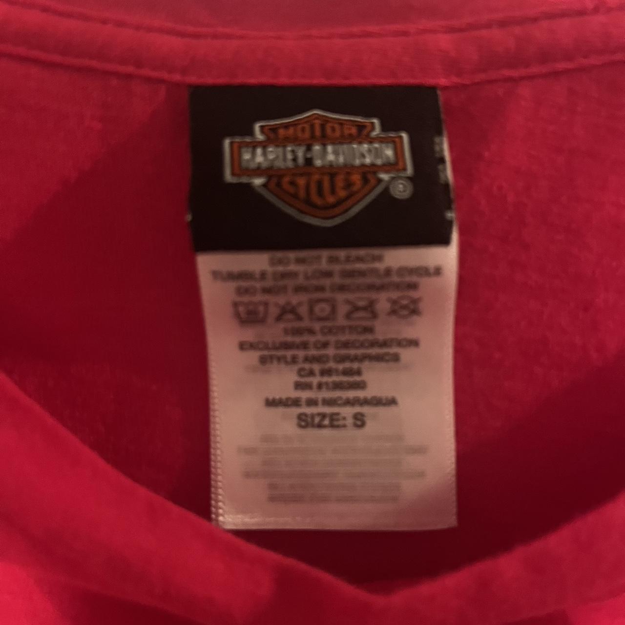 vintage pink harley davidson shirt