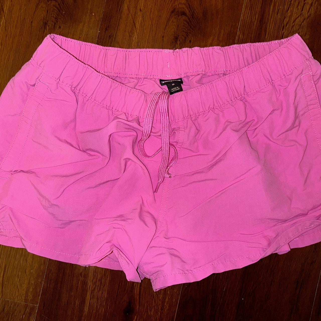 Patagonia Women's Pink Shorts Depop