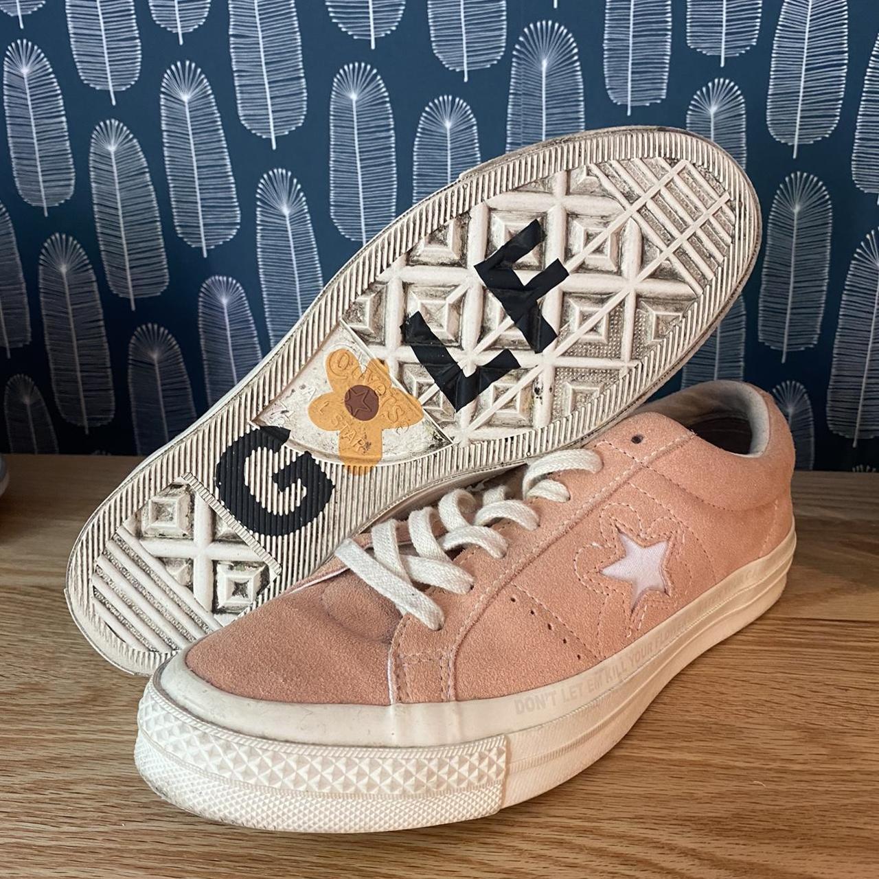 Pink Golf le Fleur / Golf Wang x Converse Size UK... Depop