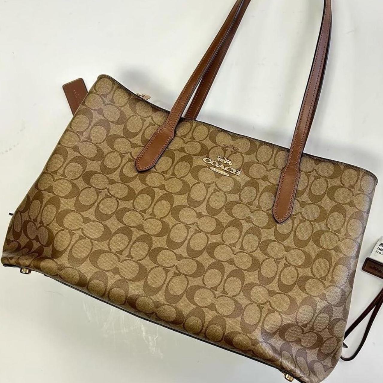 Large Coach tote in shops like new condition