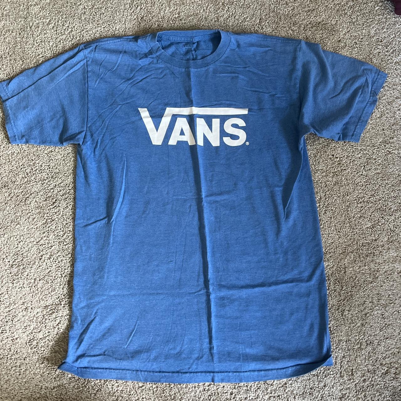 Vans Men’s Light Blue T shirt Medium vans tshirt Depop