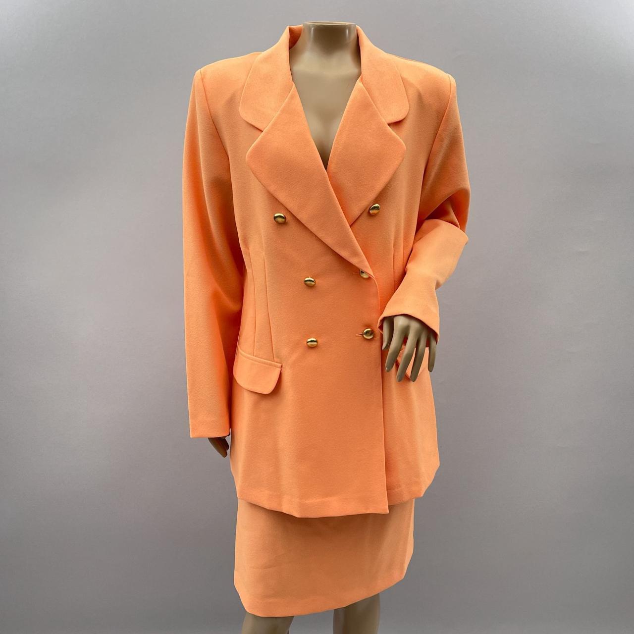 スーツ VINTAGE 80s Double breasted suit orange Vintage 80s Double-breasted Orange Suit