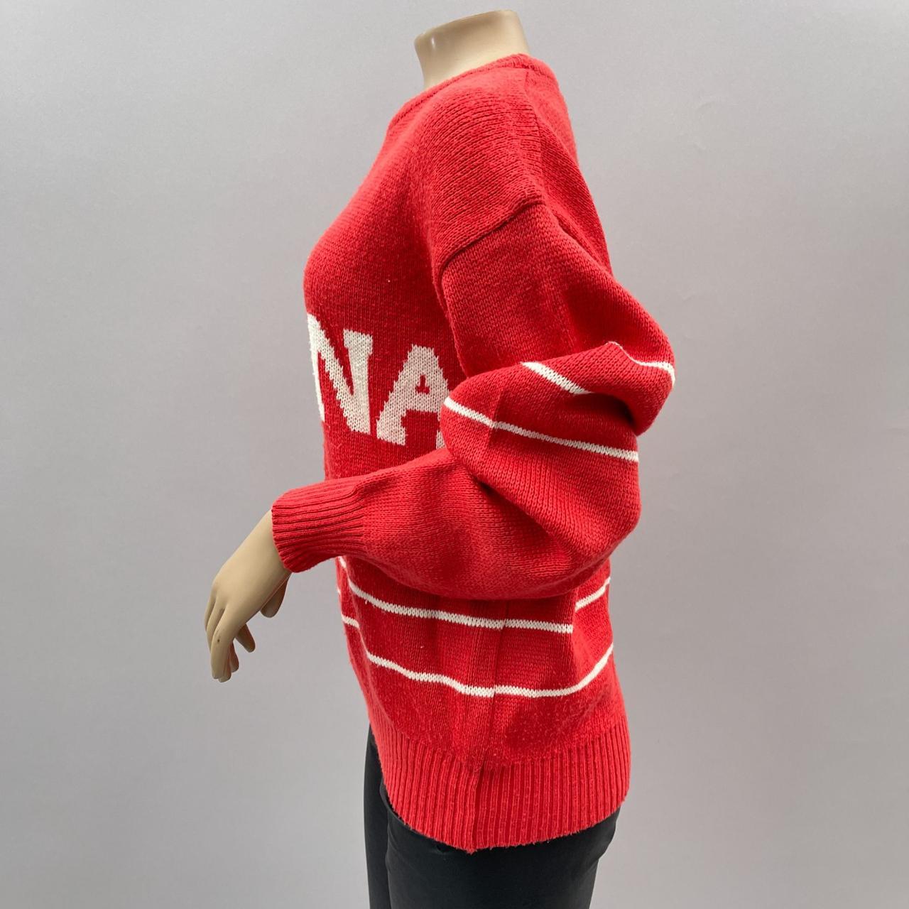 Theory womens Harmona jH-Evan wool store sweater Sarah Sutherland red Size S