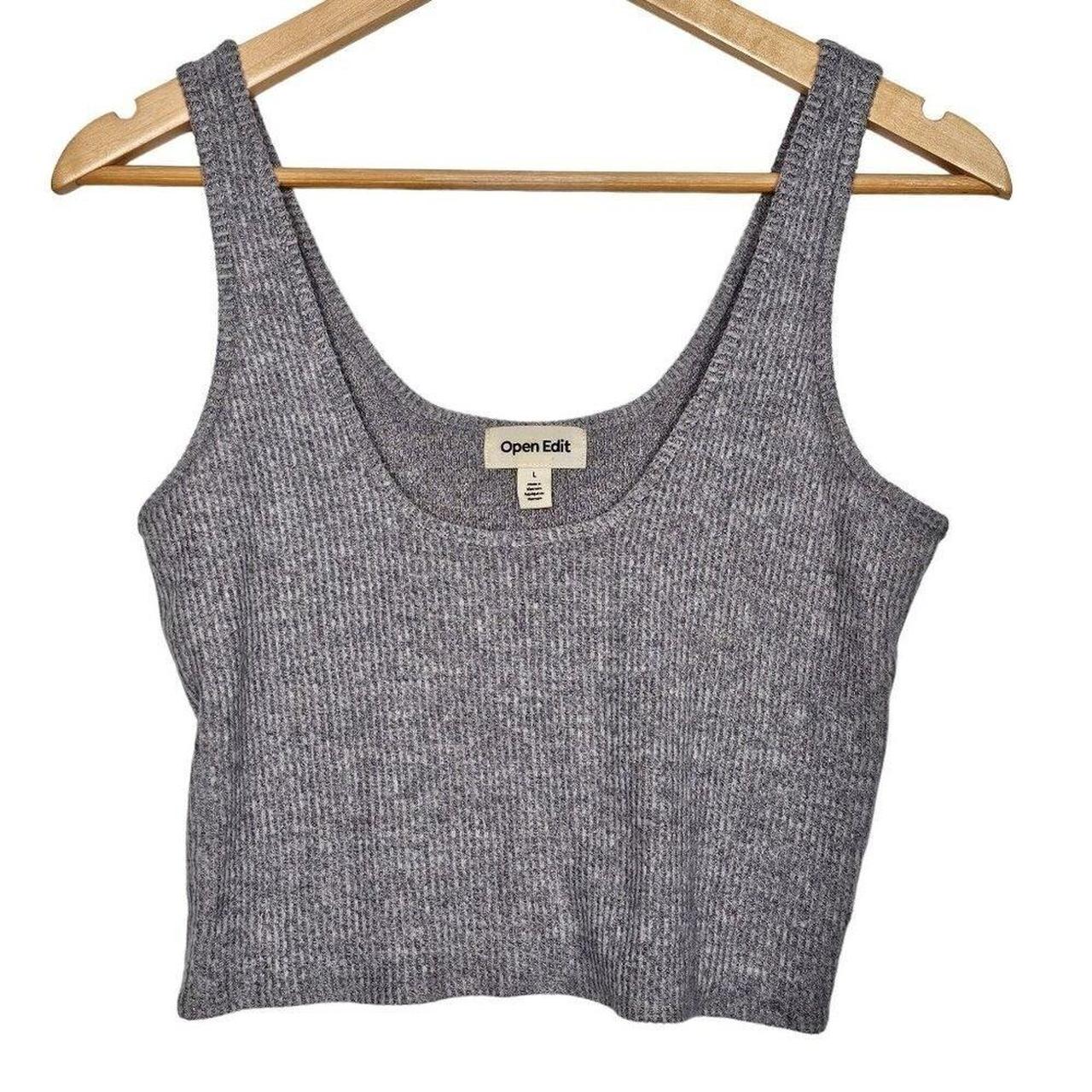 Open Edit Women's Crop top - Grey - L – Open Edit… - image 1