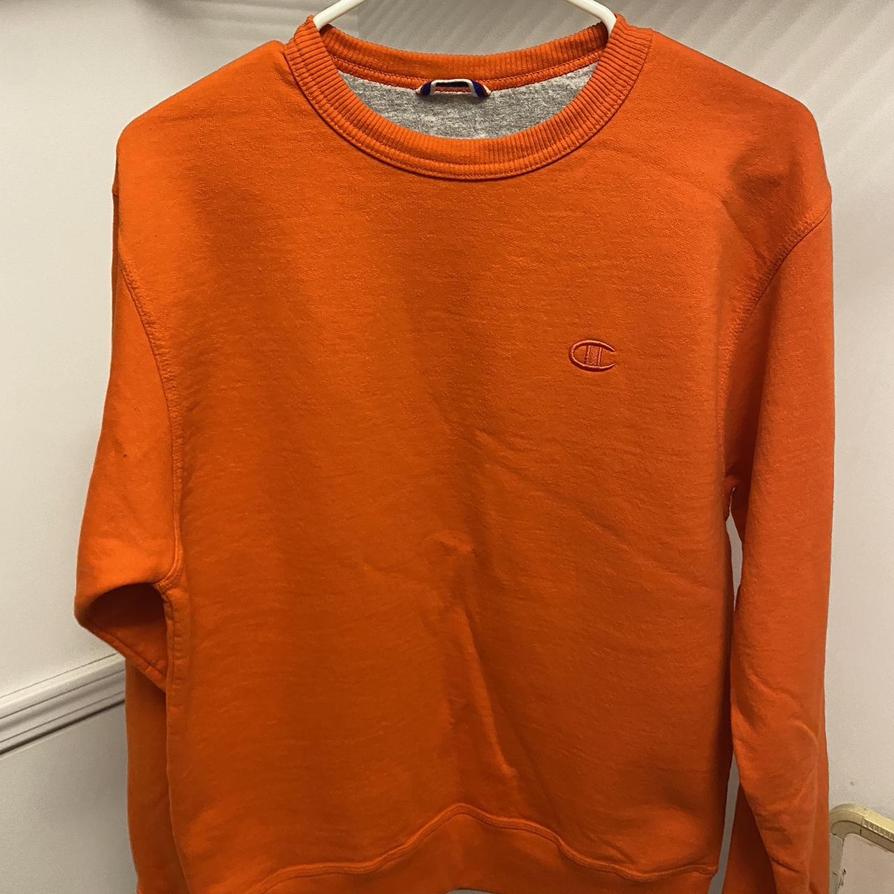 Champion discount crewneck orange