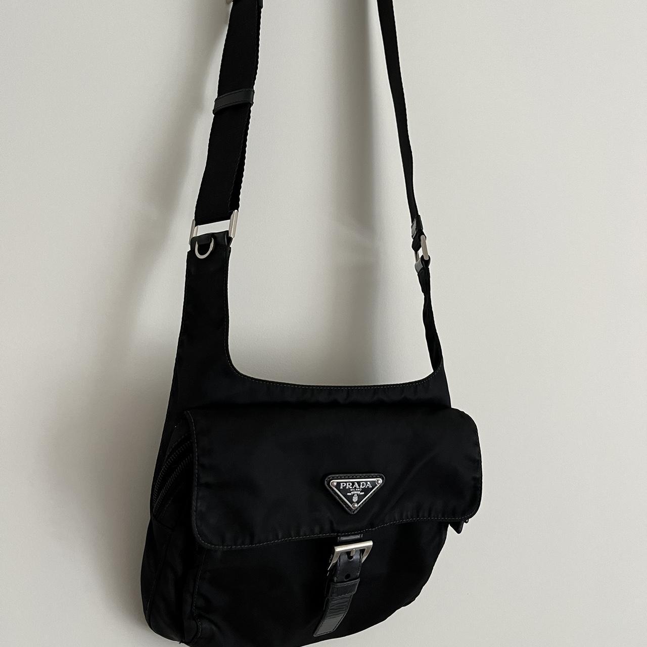 Prada Messenger nylon bag Used but in good