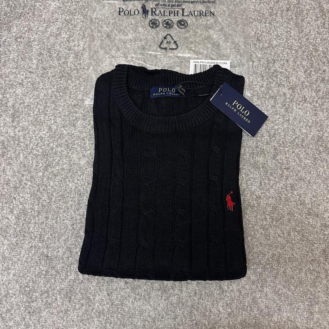 Ralph Lauren cable knitted jumper. Fabric- Cotton... - Depop