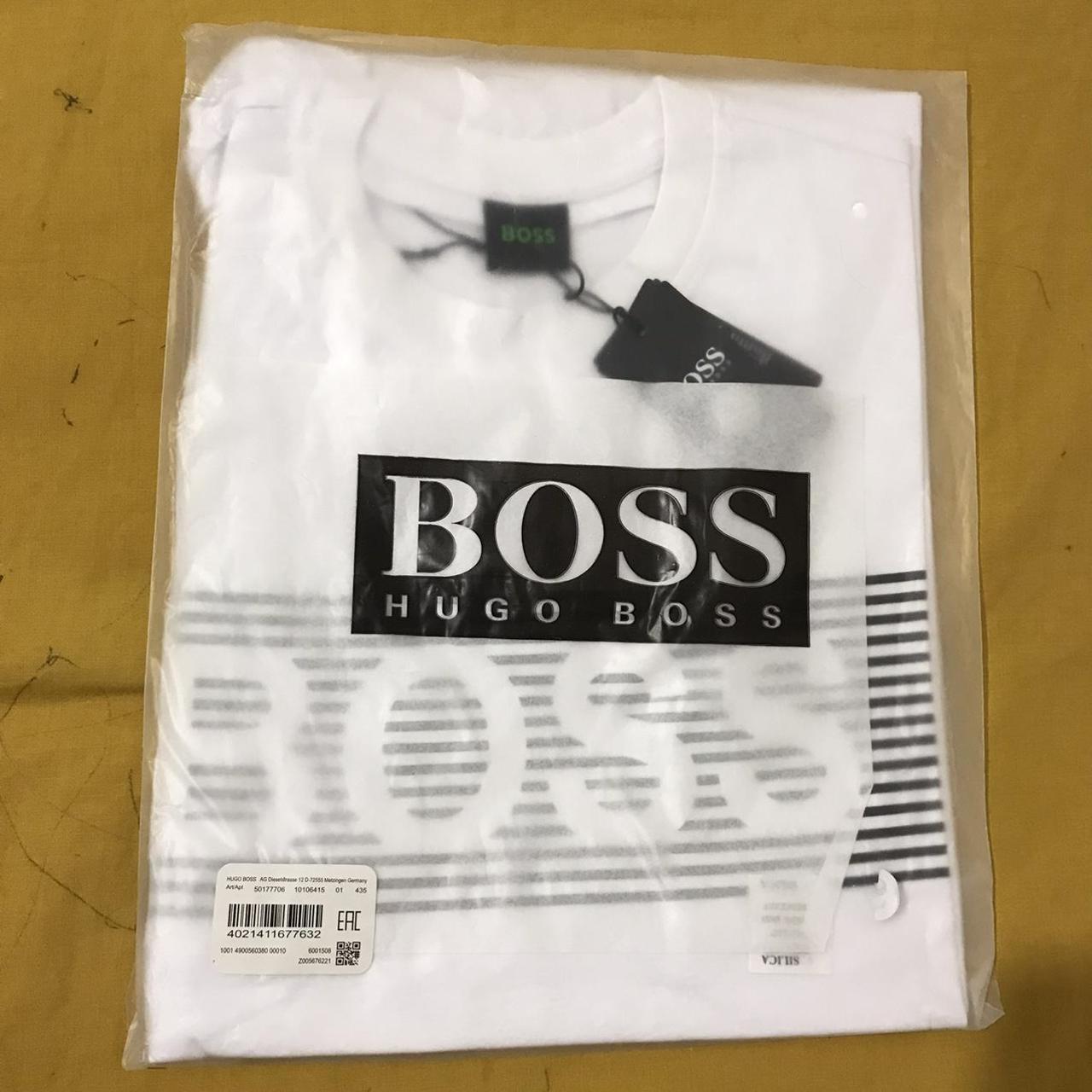 Genuine Hugo Boss Mens short sleeve T-shirt 100%... - Depop