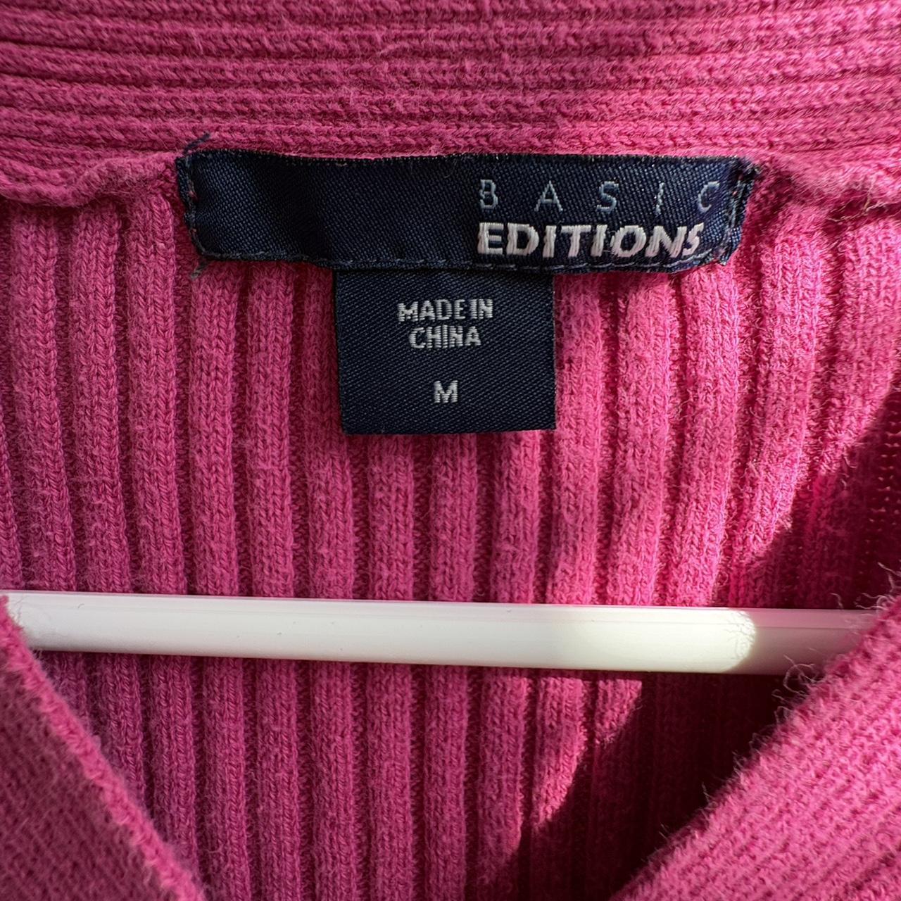 Basic Editions Women's Shirt - Pink - M – Basic E… - image 7