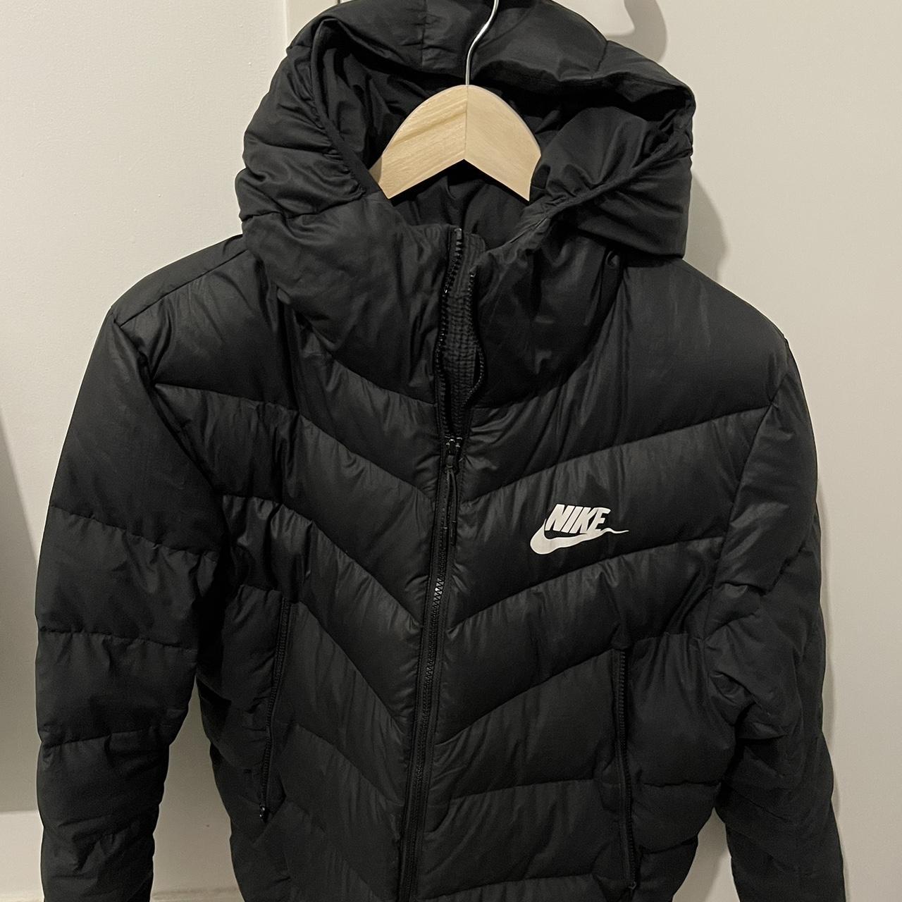 mens black nike puffer coat