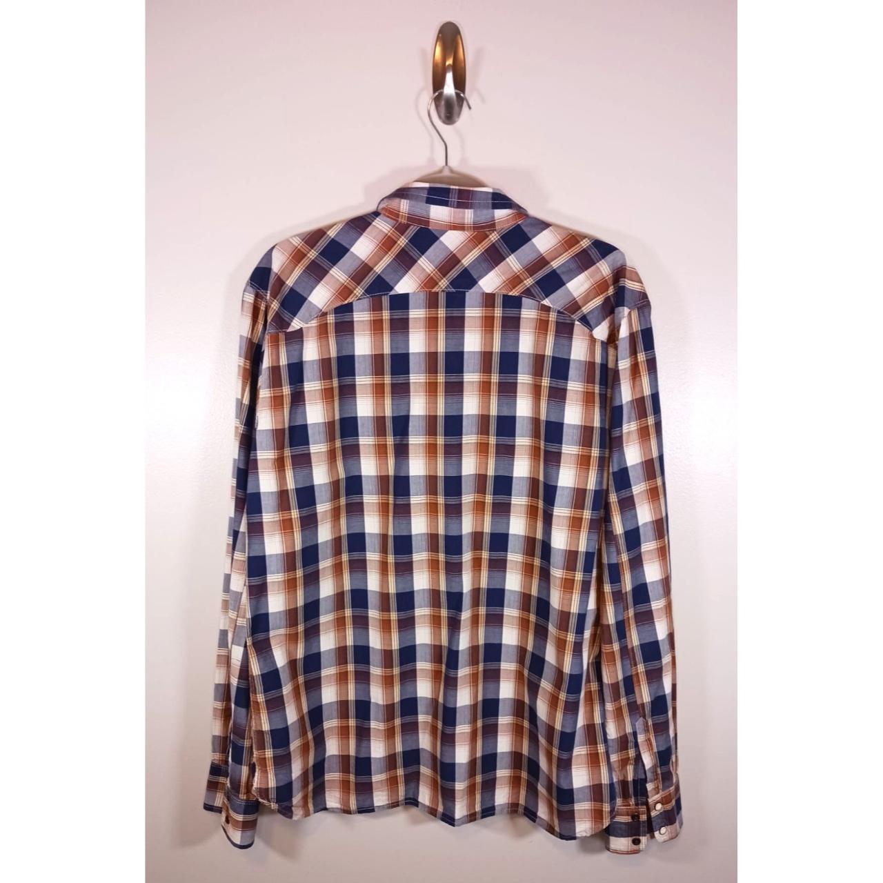 Men's Blue and Brown Shirt | Depop