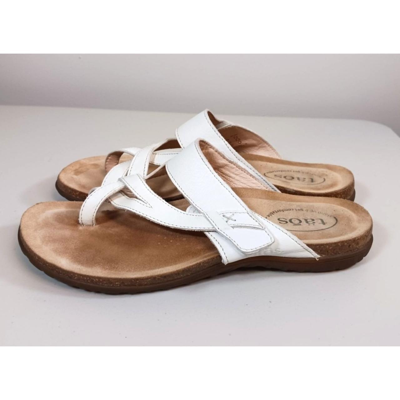 Taos Perfect Sandal Open Toe Leather Adjustable Size... - Depop