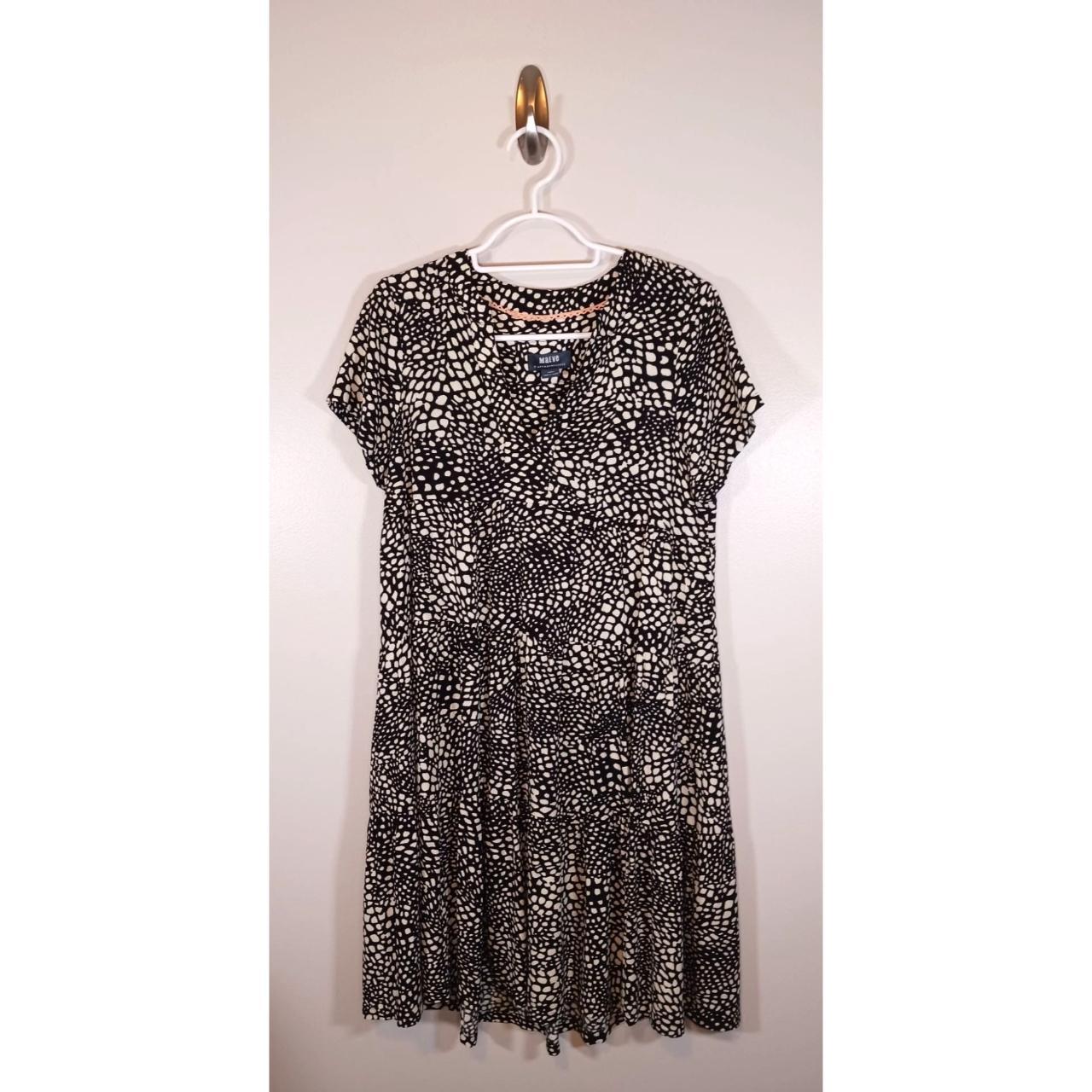 Anthropologie Maeve Sacha Jacquard Tiered Tunic... - Depop