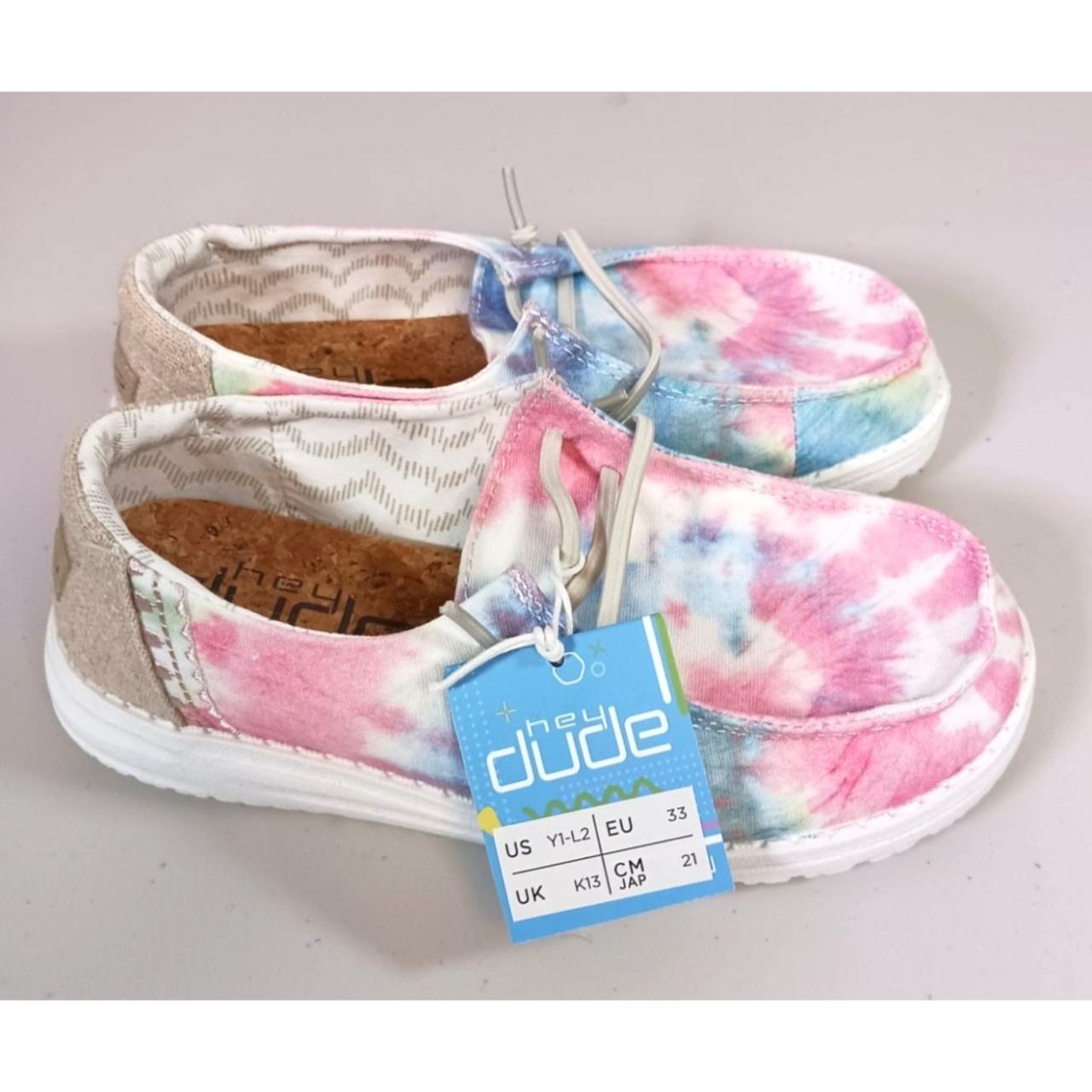 Hey Dude Wendy Youth Boho Mandala Tie Dye Slip On Depop