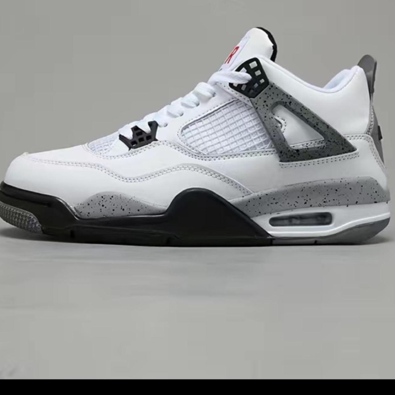 mens white jordan trainers