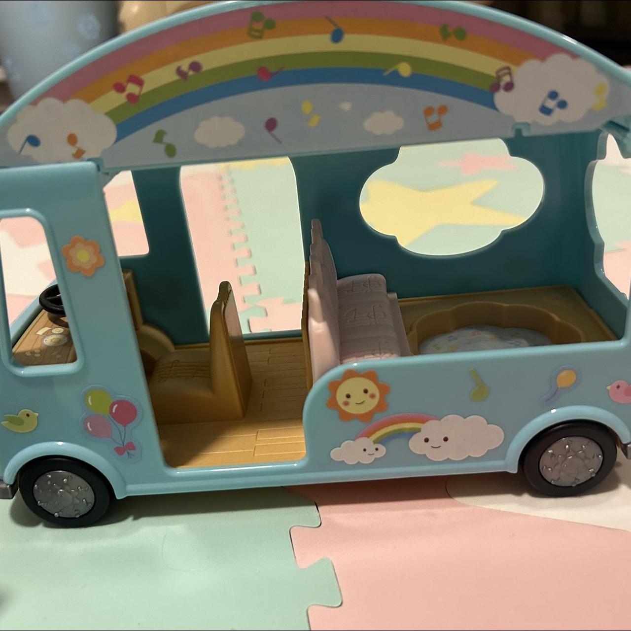 Calico critters sunshine nursery bus and kitty... - Depop