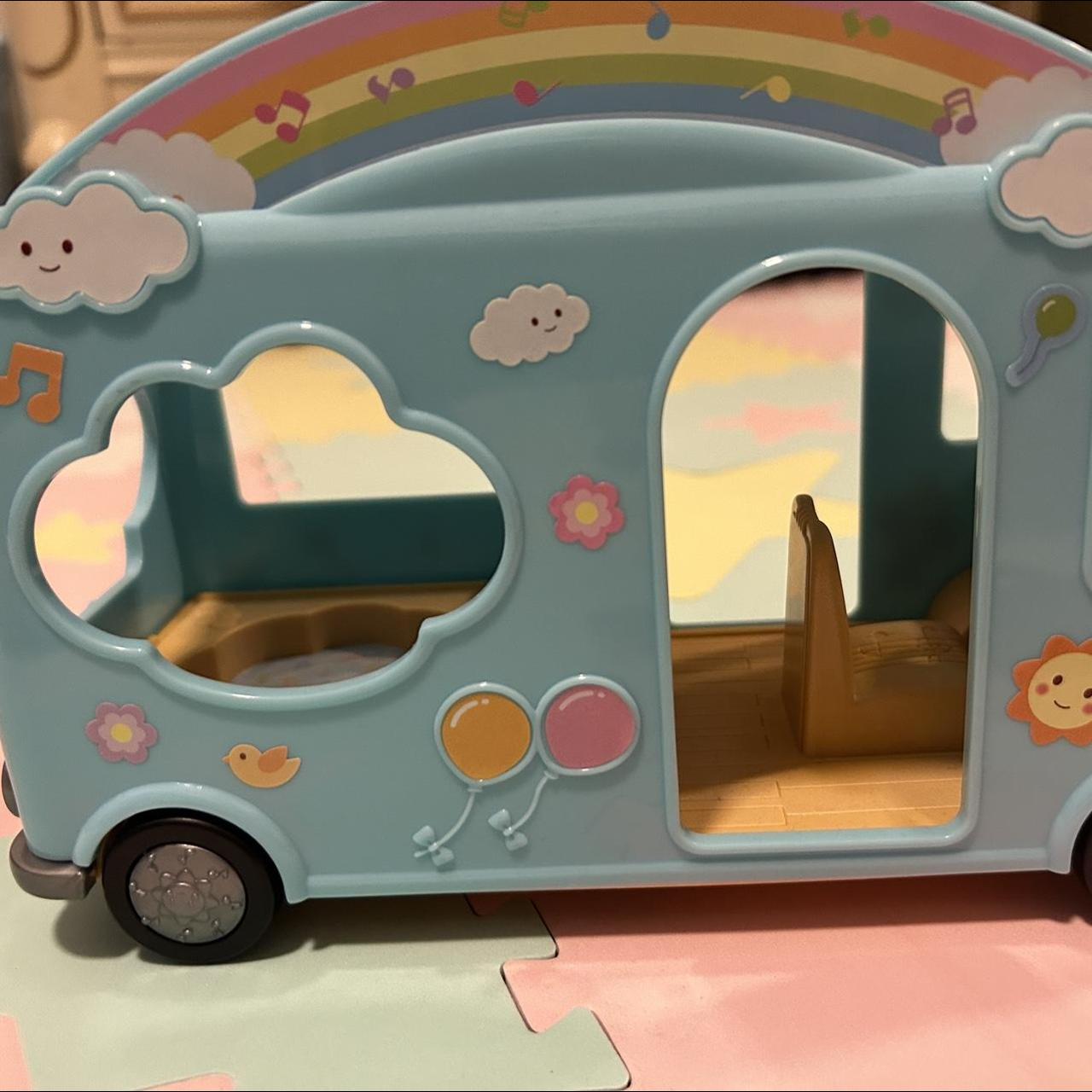 Calico critters sunshine nursery bus and kitty... - Depop