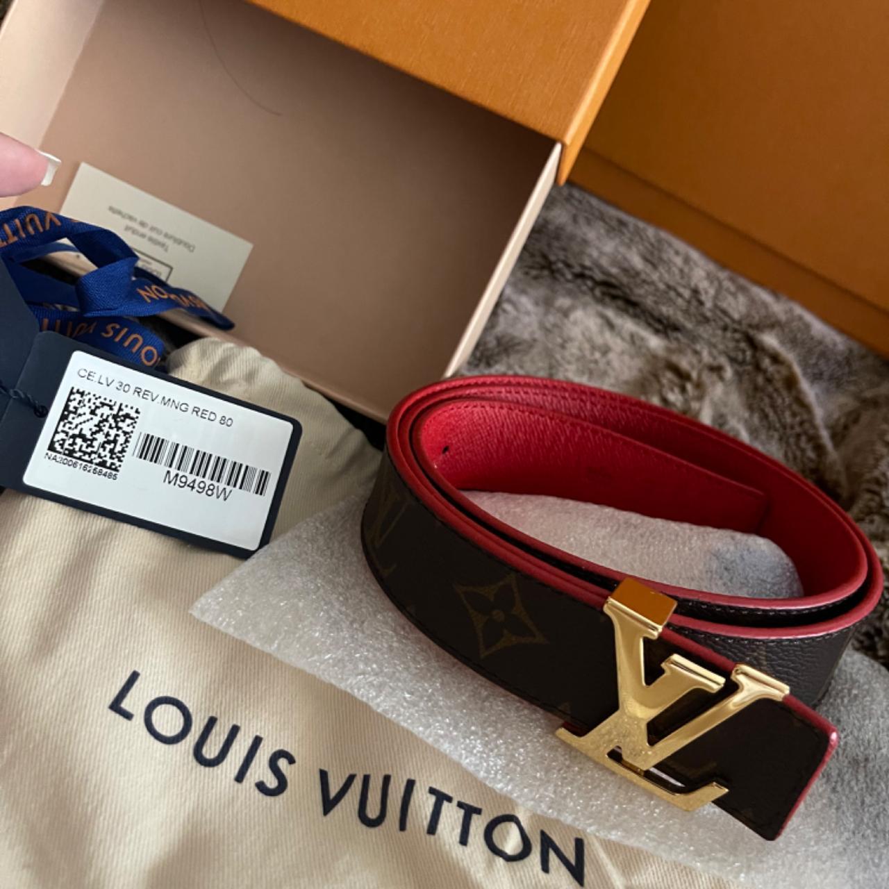 Louis Vuitton Initiales 30mm Reversible Women's - Depop