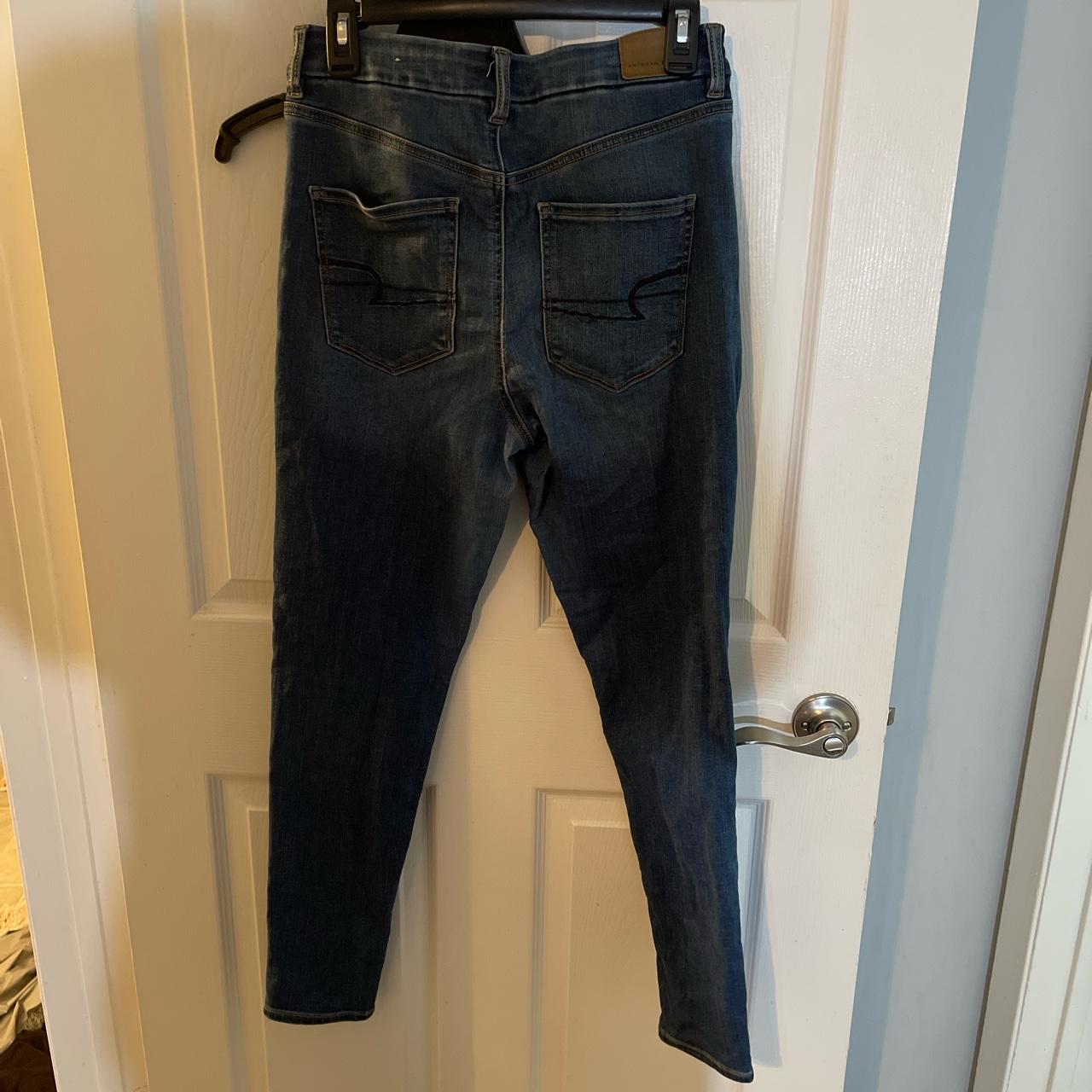 American Eagle Women's Blue Jeans Depop