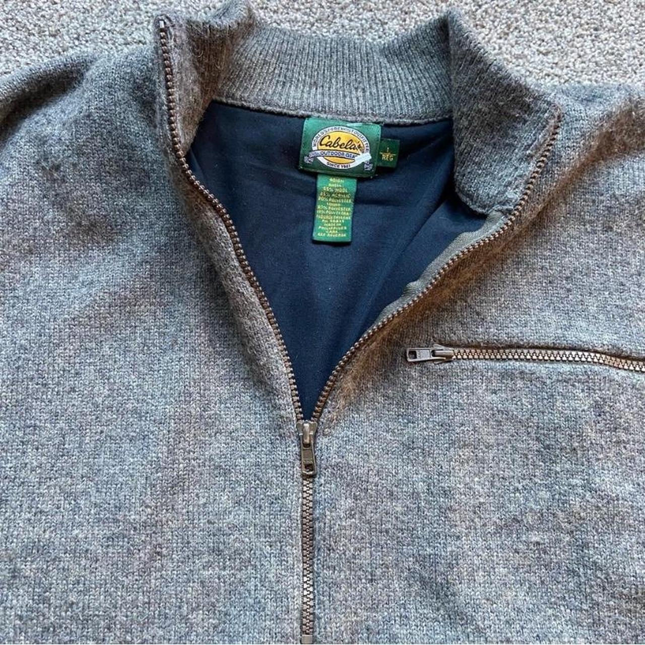 Newest Cabela’s Wool Half Zip Windstopper Sweater