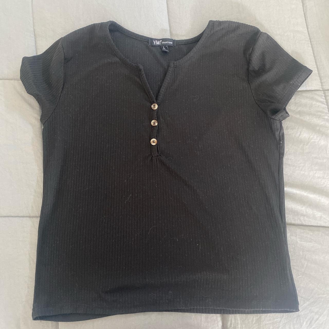 ymi collections button up tee PAYPAL PAYMENTS... Depop