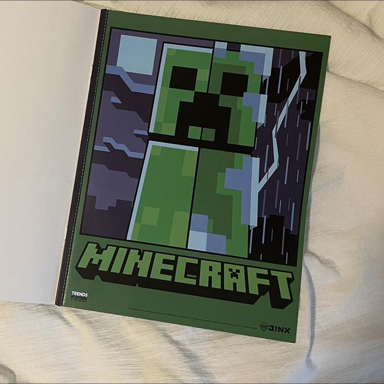 9 Minecraft Posters Book I already used 3... - Depop