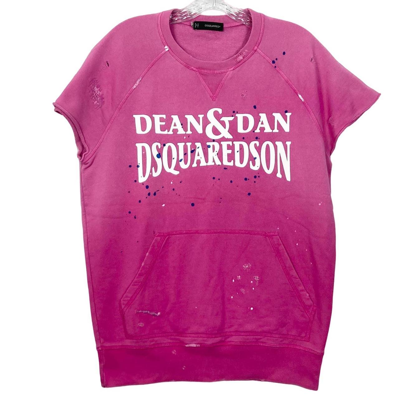 Dsquared2 pink sweatshirt best sale