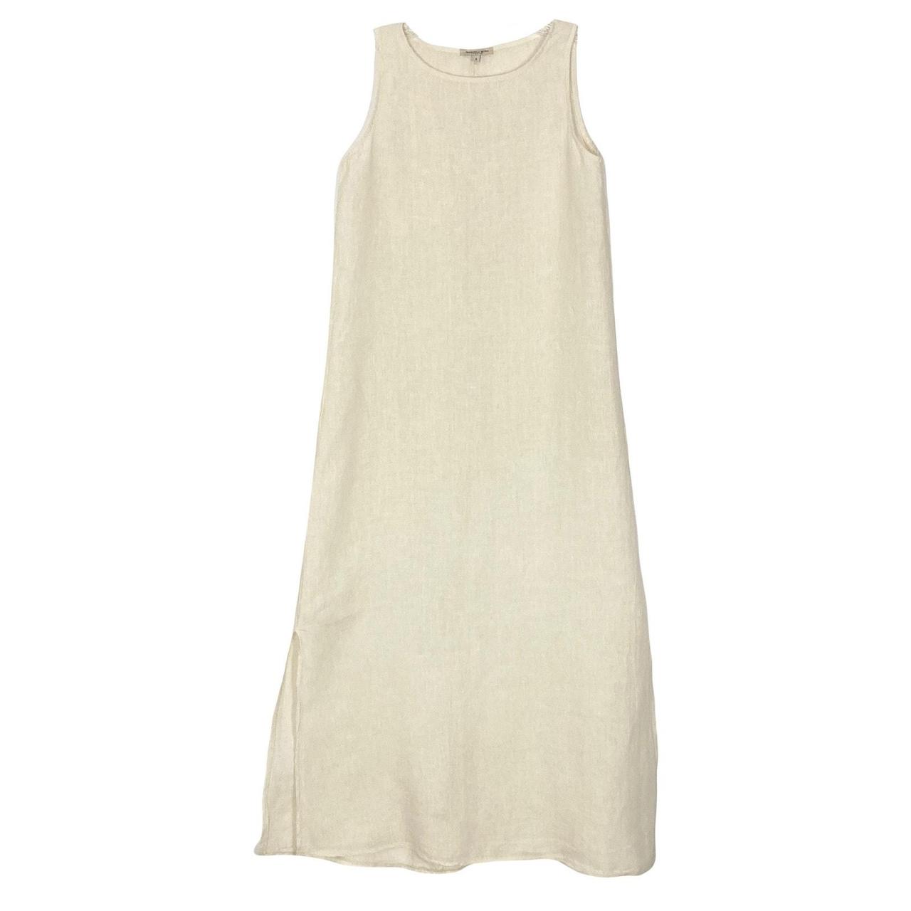 Slip Dress Francesca Bettini Linen Sleeveless Francesca Bettini