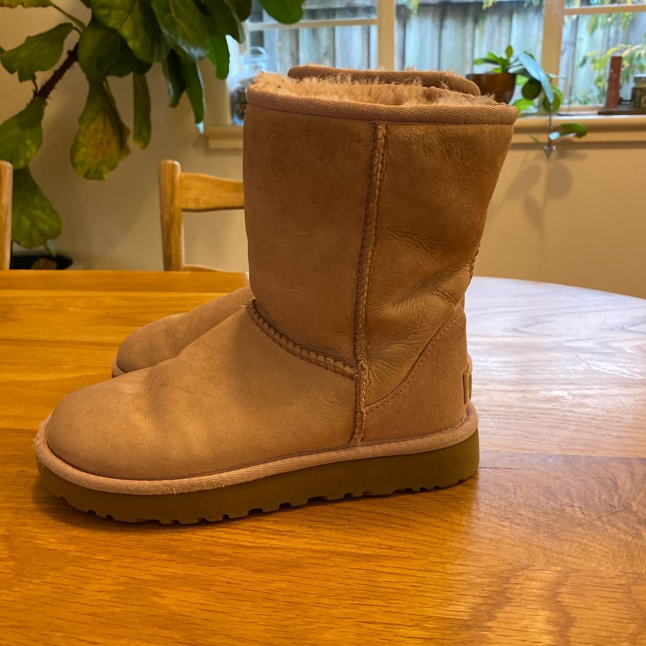 Pale pink UGG boots Size: EU 36 - Depop