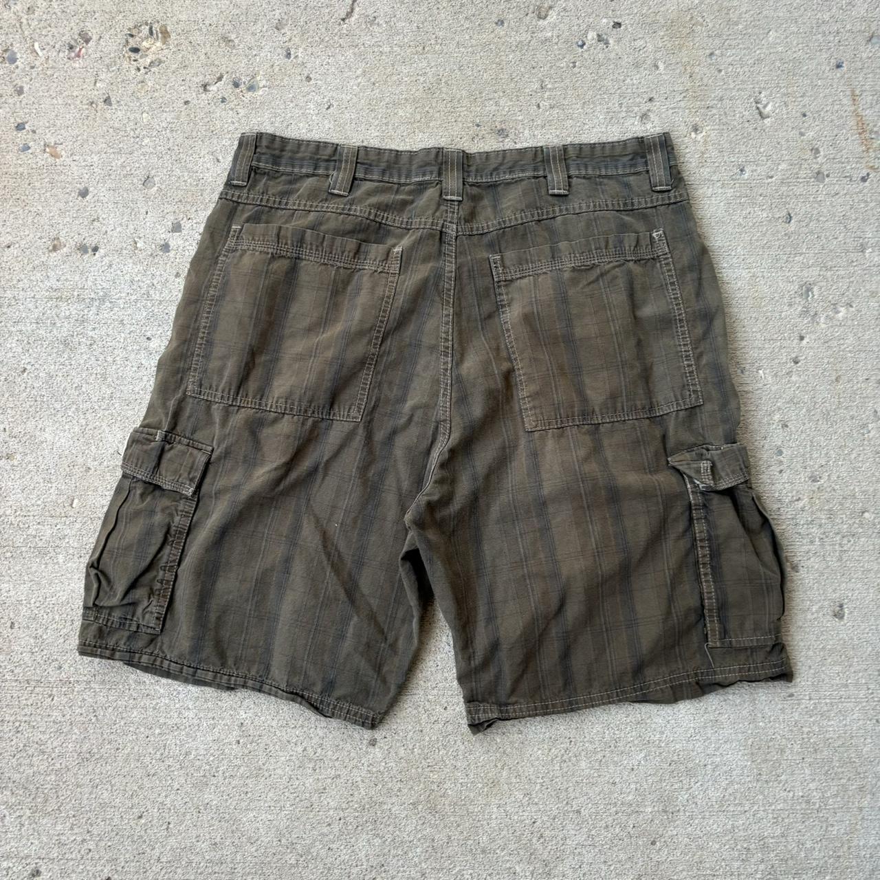 Vintage Y2K JNCO Jeans Baggy Brown Shorts Earth Tone... Depop