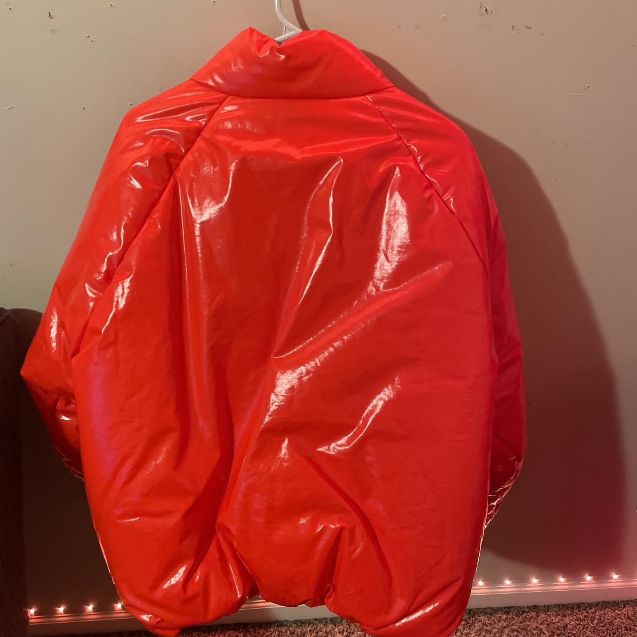 yeezy gap red jacket