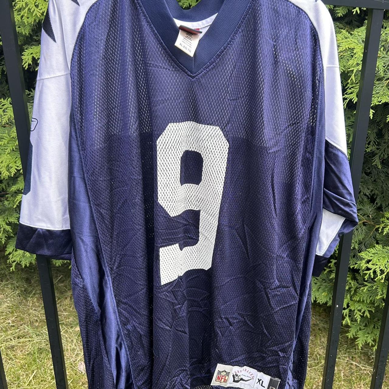 Vintage Y2K Dallas Cowboys Reebok NFL Tony Romo Jersey - Depop