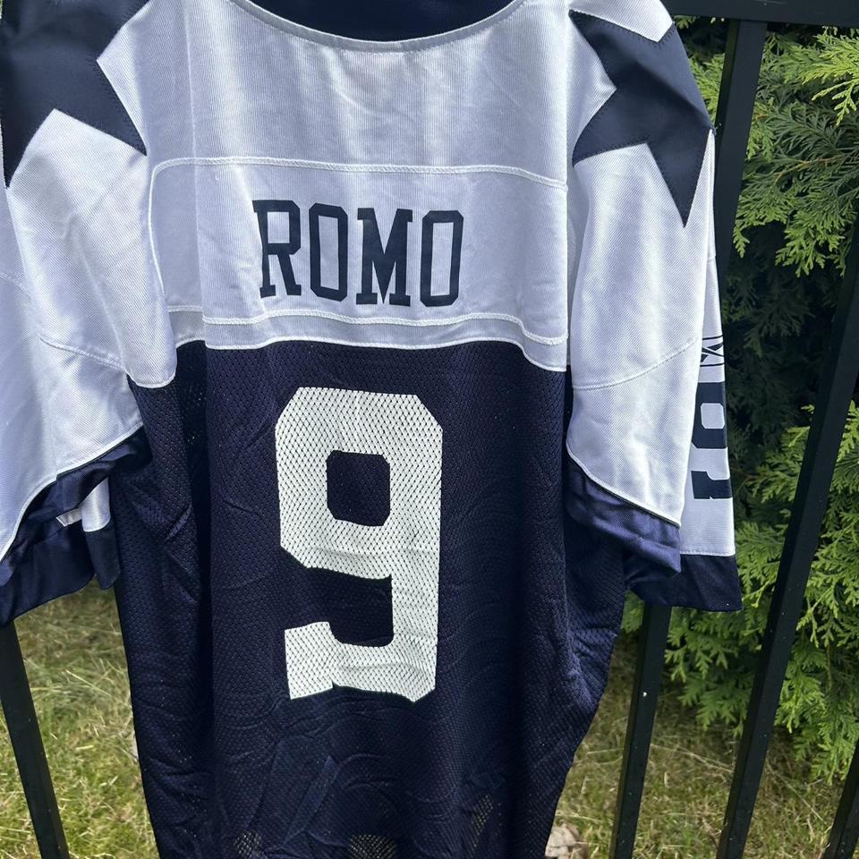 Vintage Y2K Dallas Cowboys Reebok NFL Tony Romo Jersey - Depop