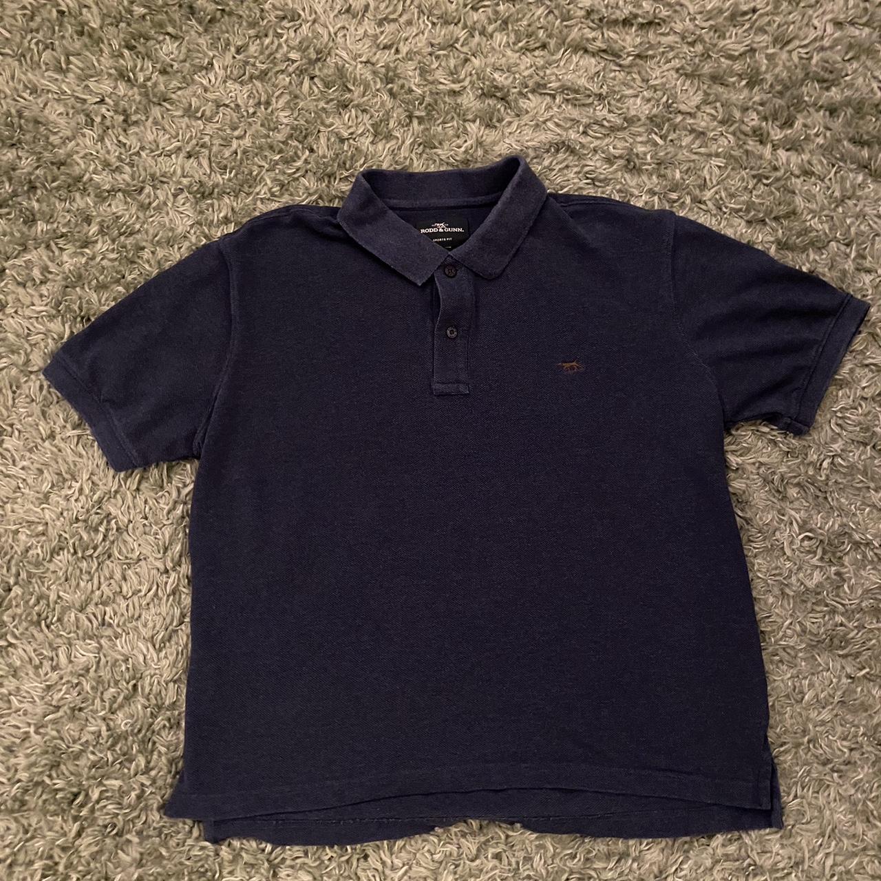 Rodd & Gunn Navy Polo Size S Tagged XL, but it’s... - Depop