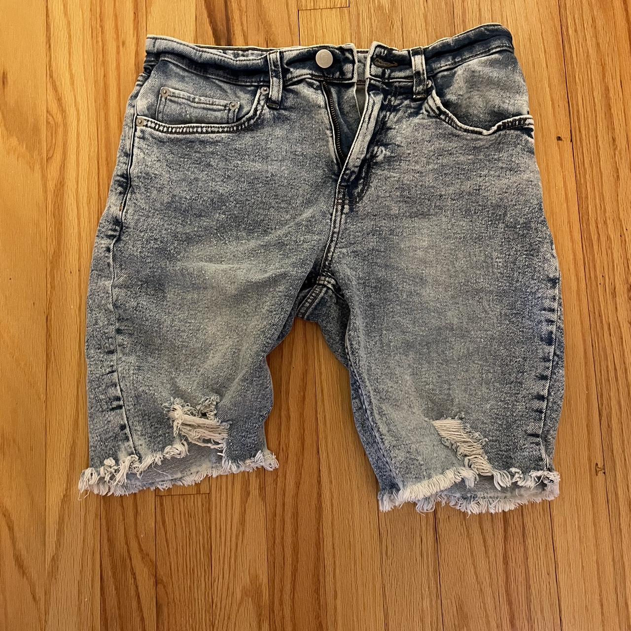 Ripped men’s jean shorts 30 waist - Depop