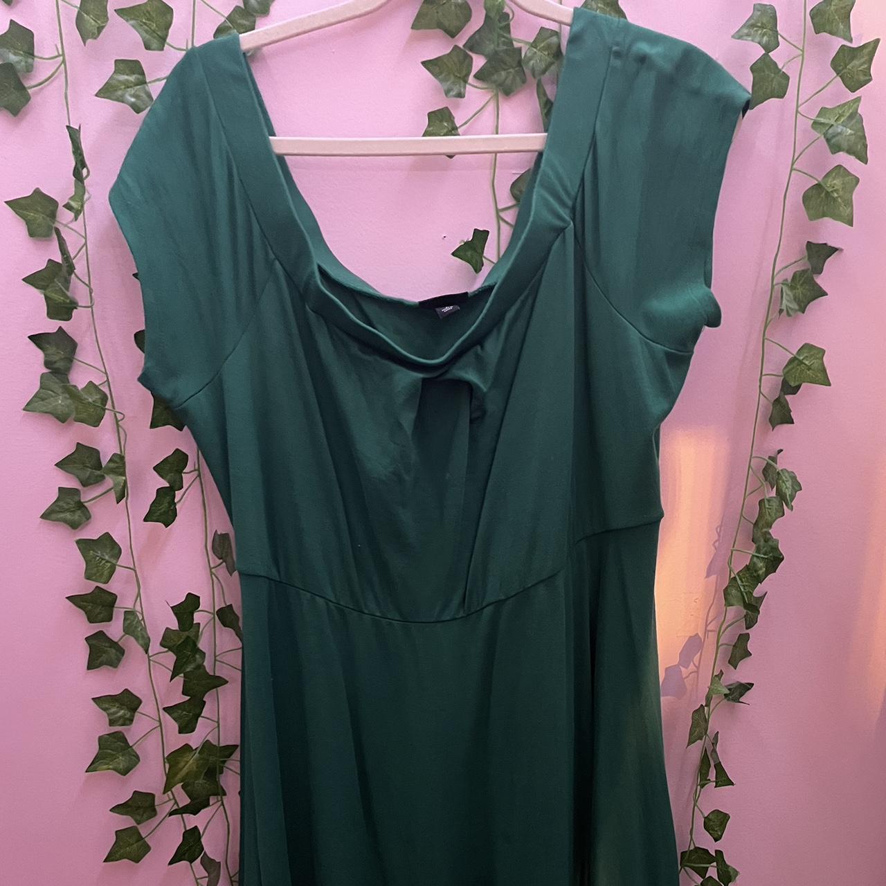 Torrid Women's Green Dress | Depop