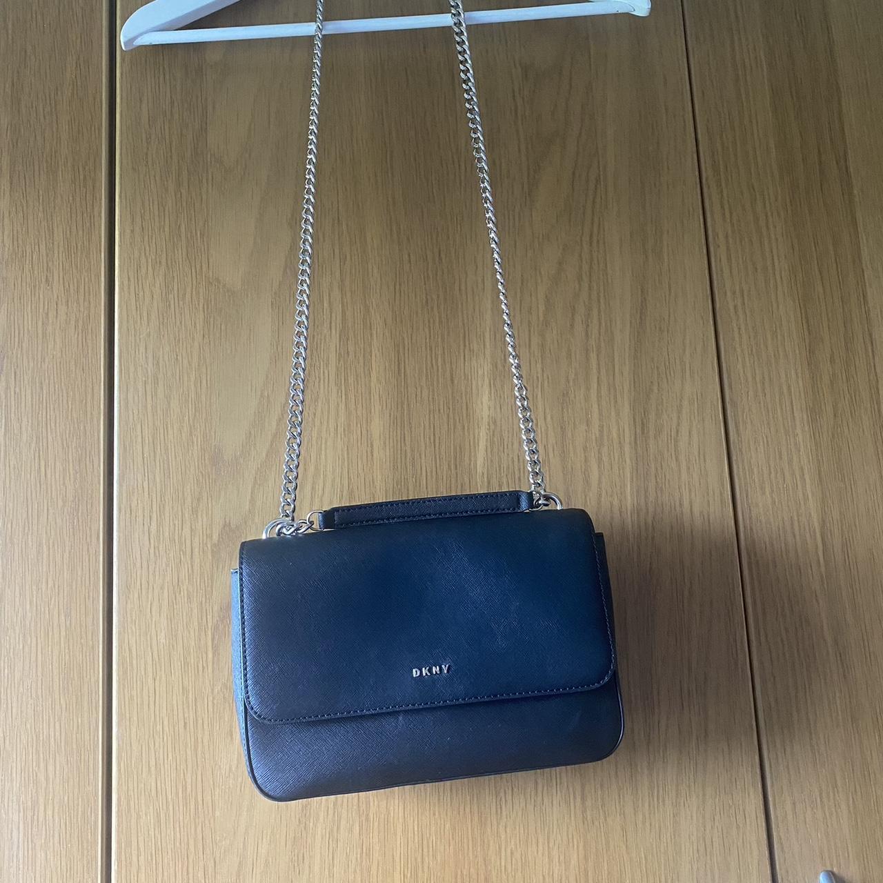 DKNY small chain bag in Mint Green Saffiano Leather - Depop