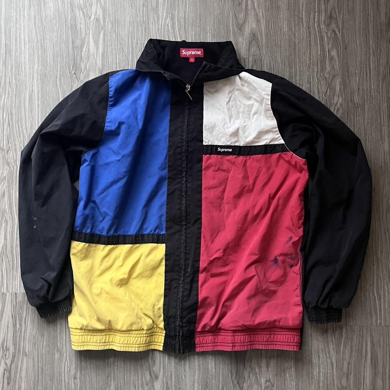 Supreme Polka Dot 100% Rayon Work Jacket - Red - L | Depop