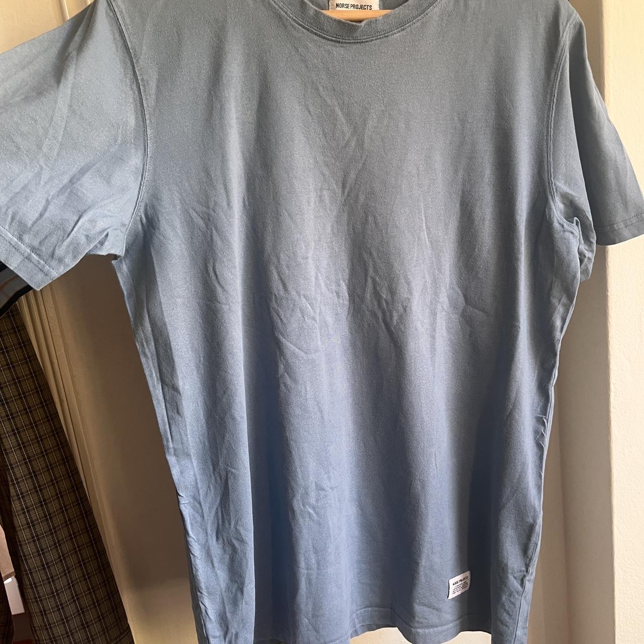 Norse projects light blue tshirt xl The size seems... - Depop