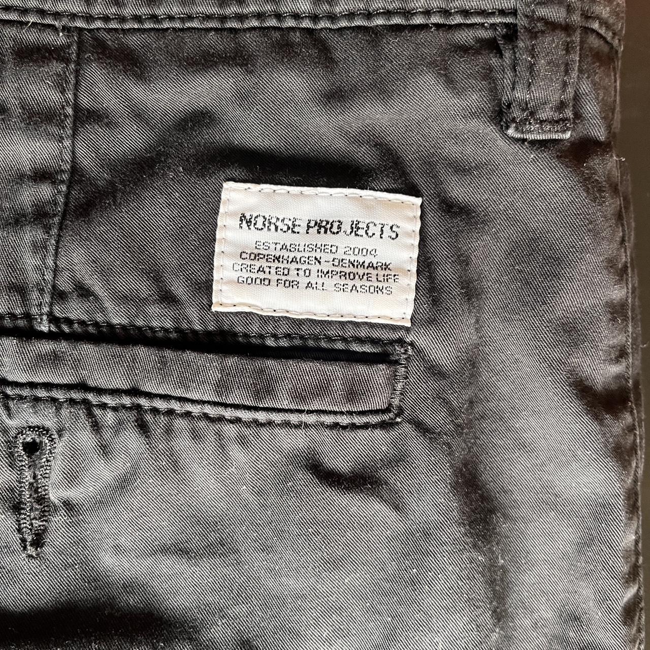 Norse projects shorts black 32 Well worn but still... - Depop