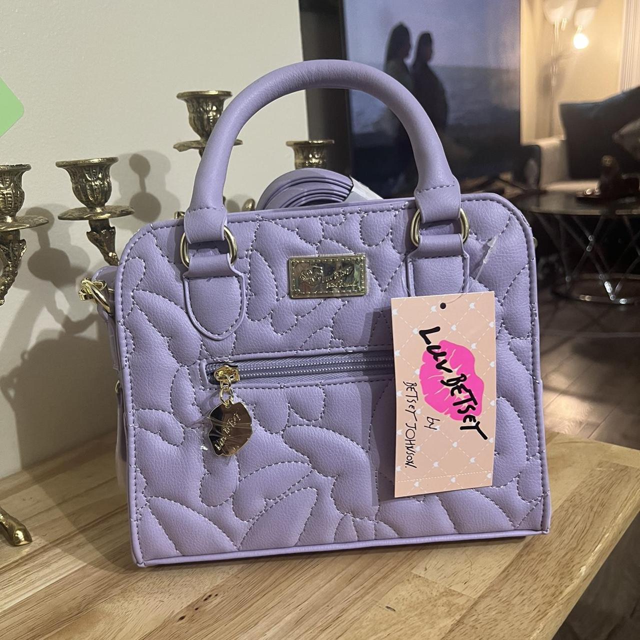 ️ Luv Betsey By Betsey Johnson Lavender Quilted ... - Depop