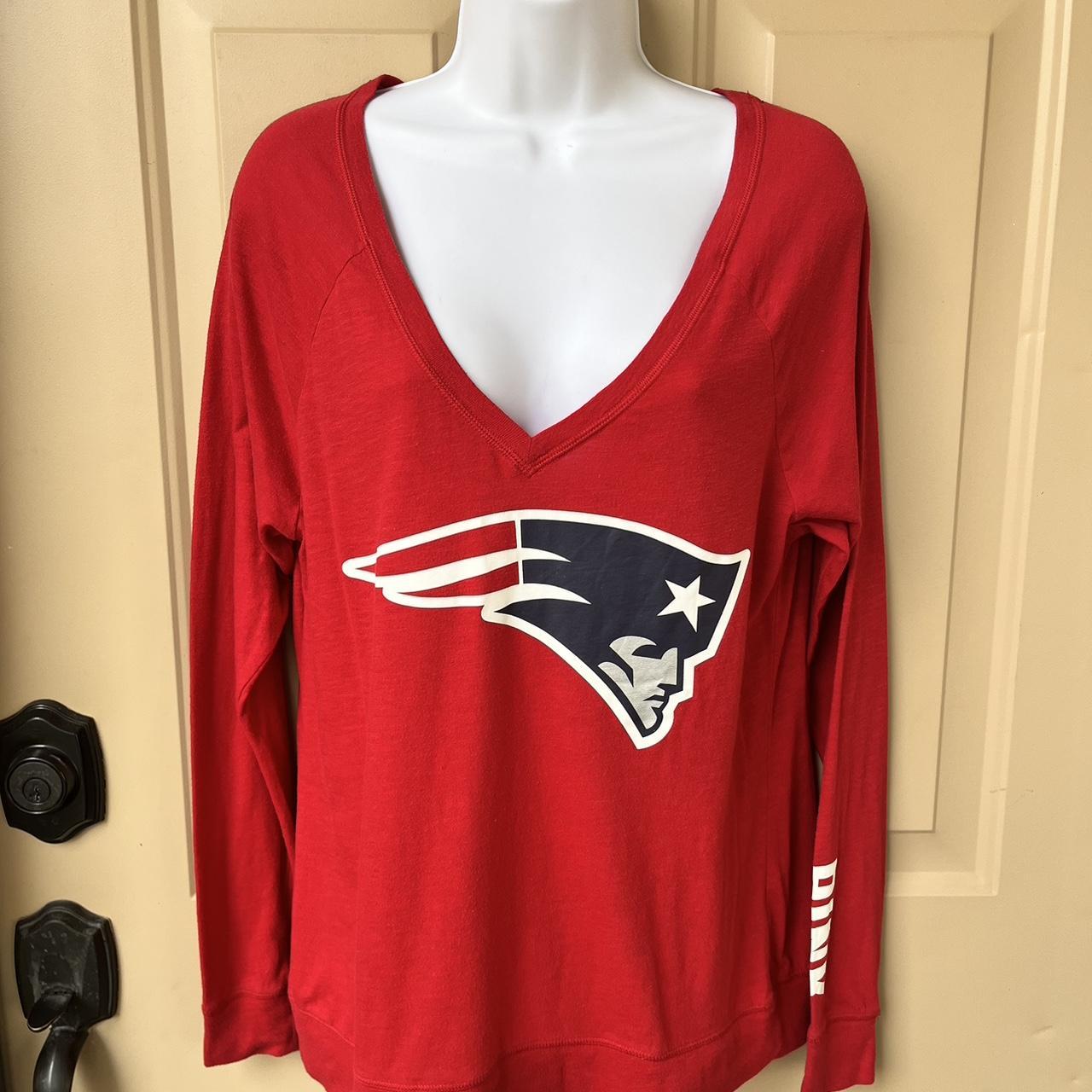 New England Patriots Kids Long Sleeve Size M - ok - Depop