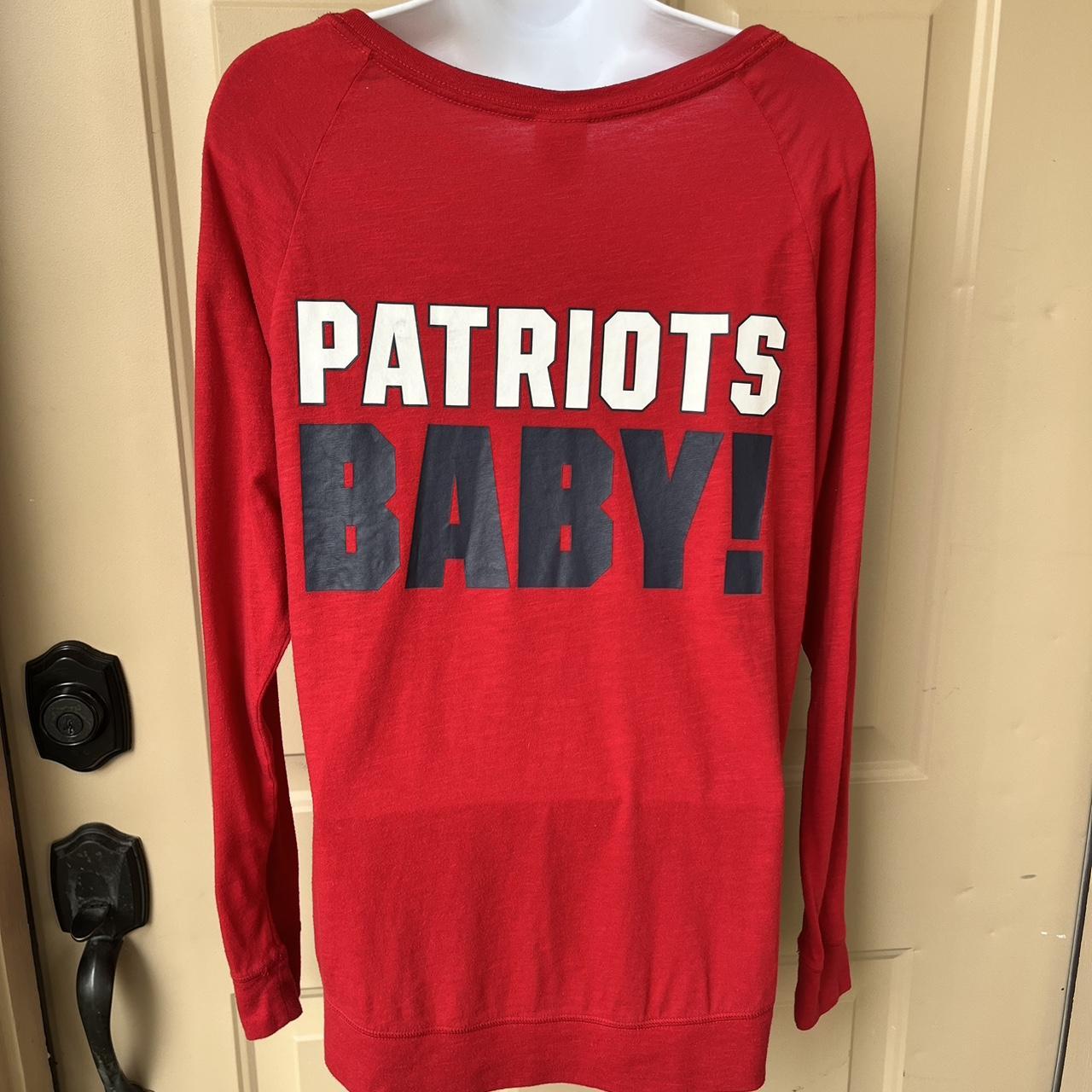 WOMENS PINK NEW ENGLAND PATRIOTS SHIRT TOP NFL FOOTBALL VICTORIAS SECRET