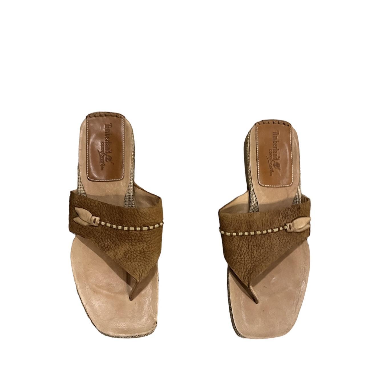 Timberland brown outlet sandals