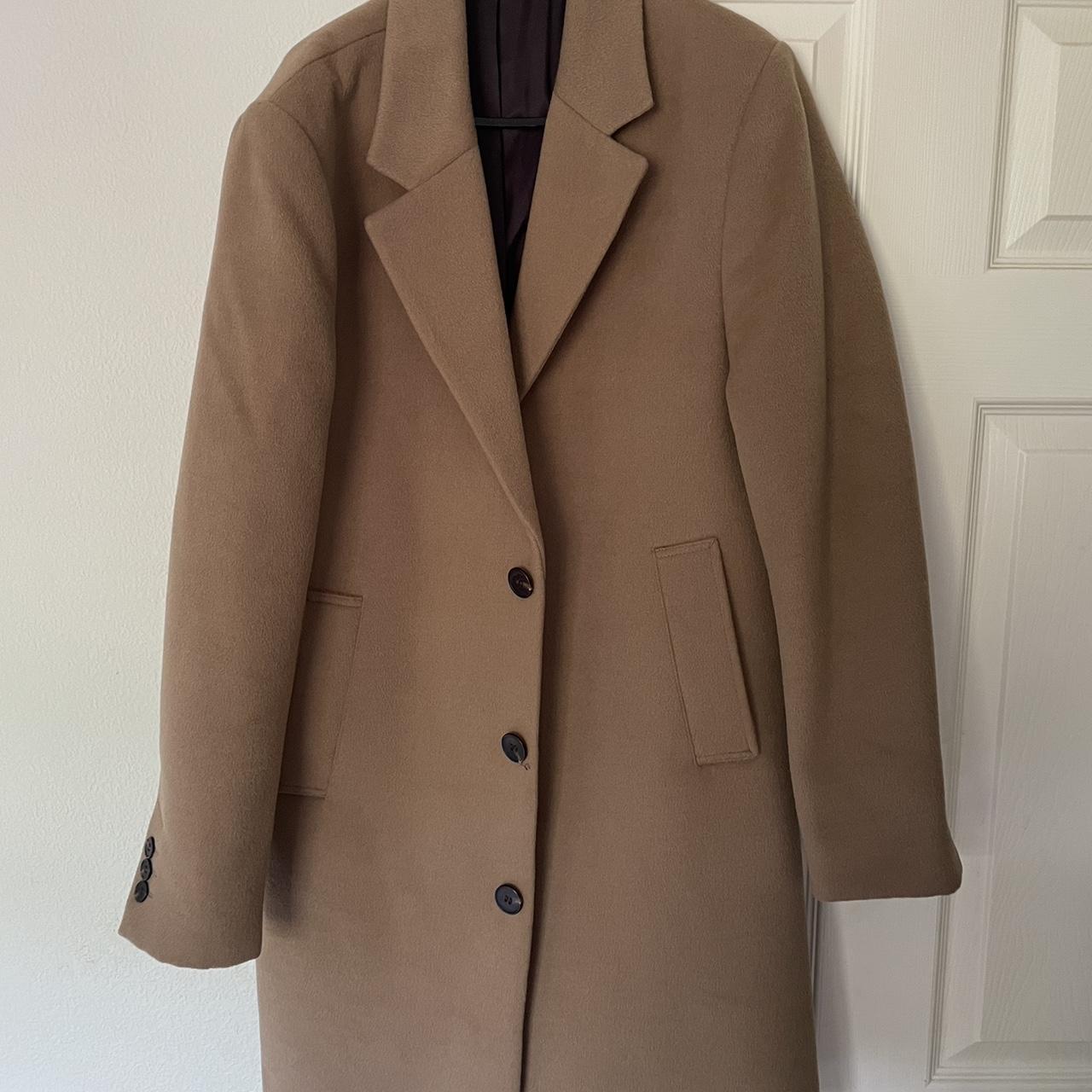 River Island Men's Tan Coat | Depop